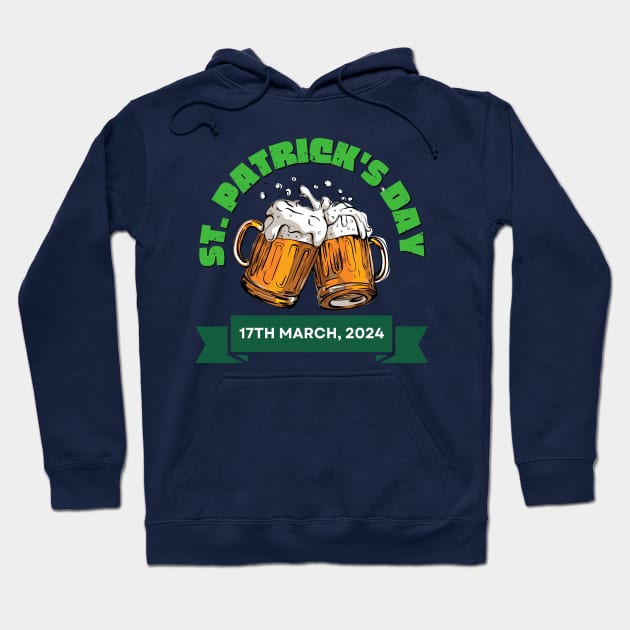 St Patrick's Day Hoodie by Mr. Chimp